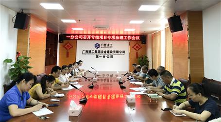 第一分公司召開(kāi)虧損項(xiàng)目專項(xiàng)治理工作會(huì)議