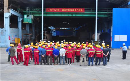 第九分公司：大干120天 攻堅號角已吹響