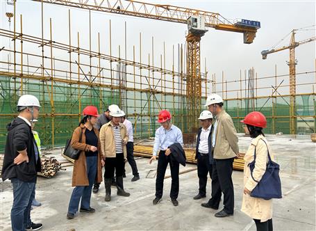 柳州市建筑工程質(zhì)量安全層級(jí)監(jiān)督檢查組到冶建第四分公司項(xiàng)目開(kāi)展檢查工作